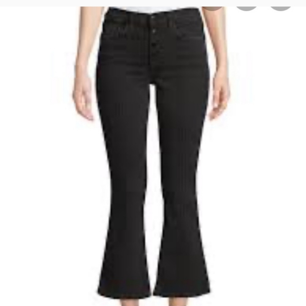 COTTON CITIZEN BLACK FLY FLARE STRETCH CROP JEANS. NEW WITH TAGS. MULTIPLE SIZES